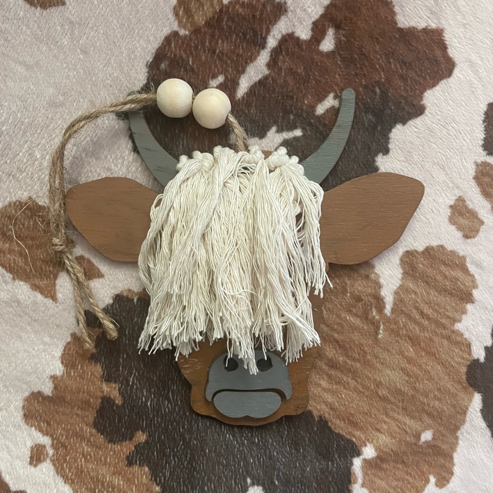 Highland Cow Ornament